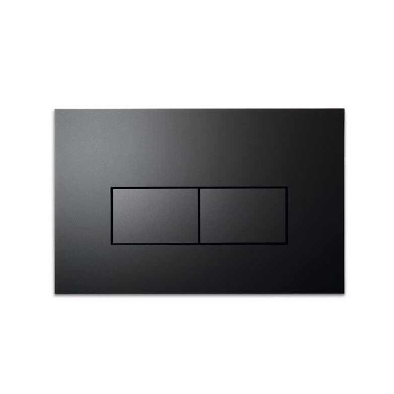 Placca per Cassetta Incasso Pucci Eco Linea 2024 Nero Opaco - 2