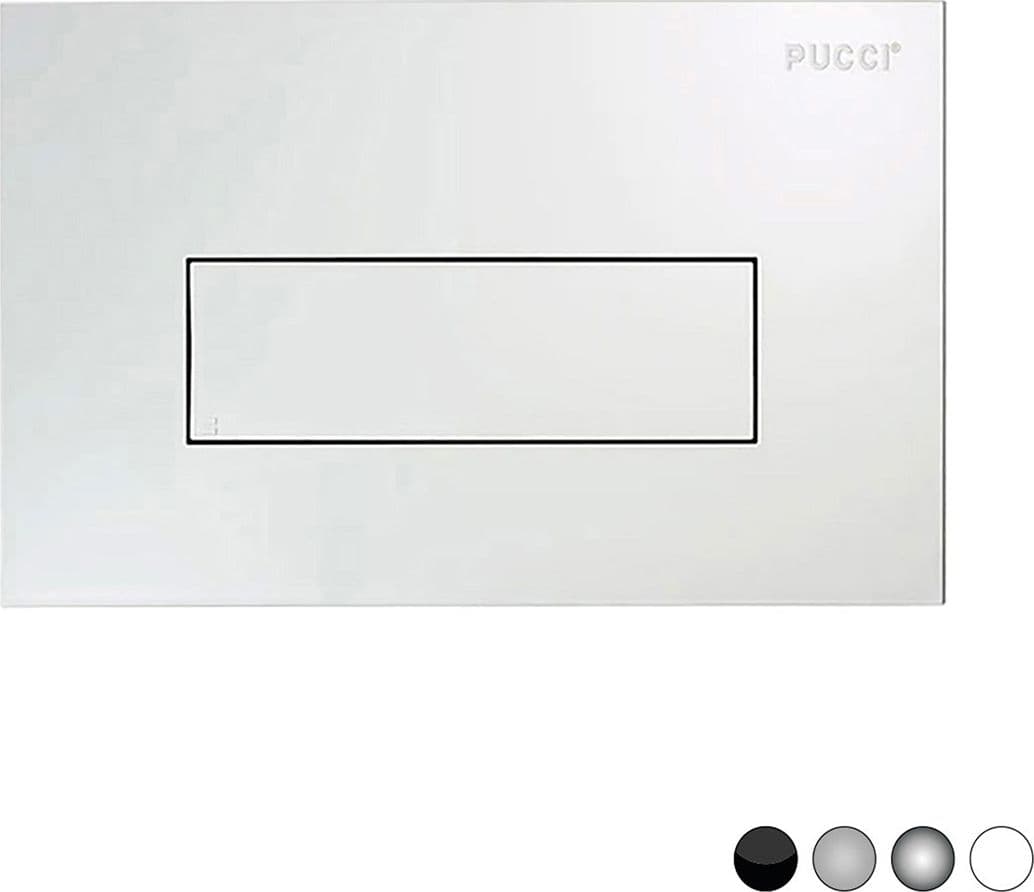 Placca per Cassetta Pucci Sara Linea Mod 2014 Cromo Satinata - 2