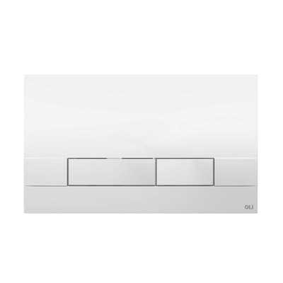 Placca Dual per Cassetta OLI74 Plus Olipure Olive Bianca - 3
