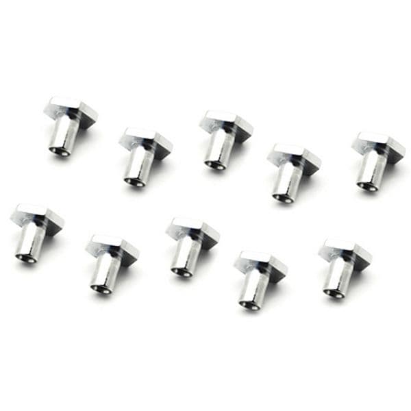 10 Pezzi Pastiglie Cromate Pucci