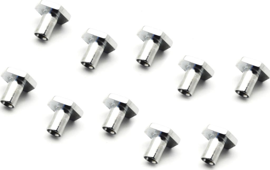 10 Pezzi Pastiglie Cromate Pucci - 2