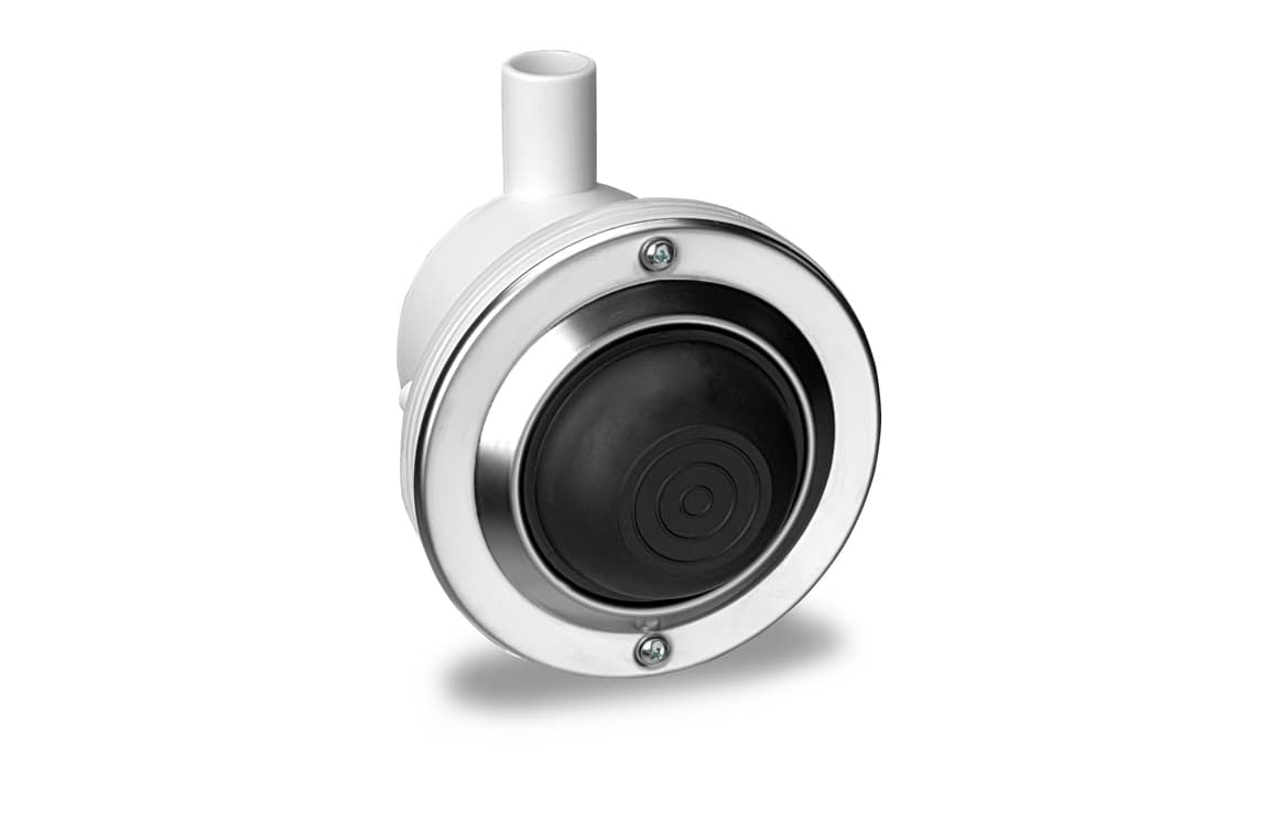 Pulsante Pneu a Pedale per Montaggio Incasso Pavimento Pucci Bianco - 2