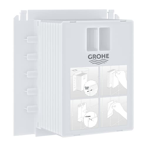 Dima di Montaggio per Piastre di Azionamento Uniset Grohe 115 mm x 157 x 77 - 3
