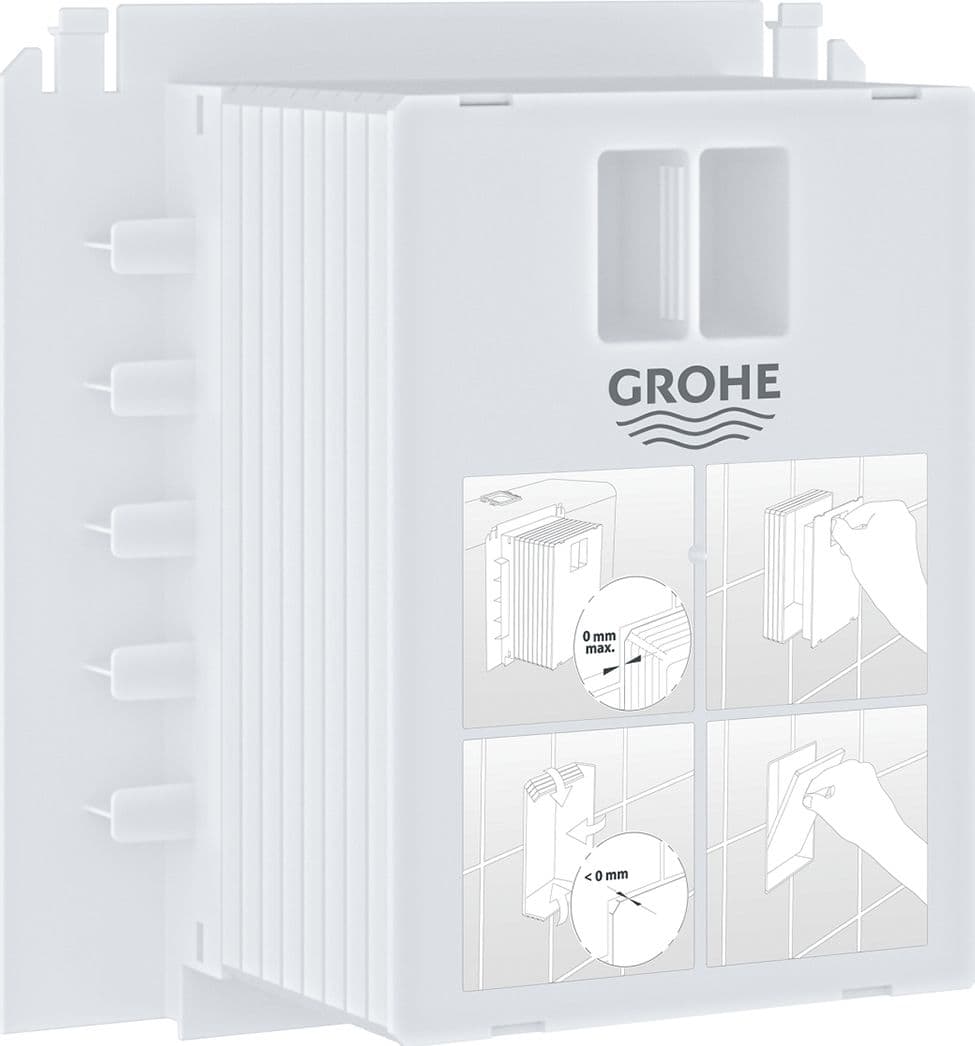 Dima di Montaggio per Piastre di Azionamento Uniset Grohe 115 mm x 157 x 77 - 2