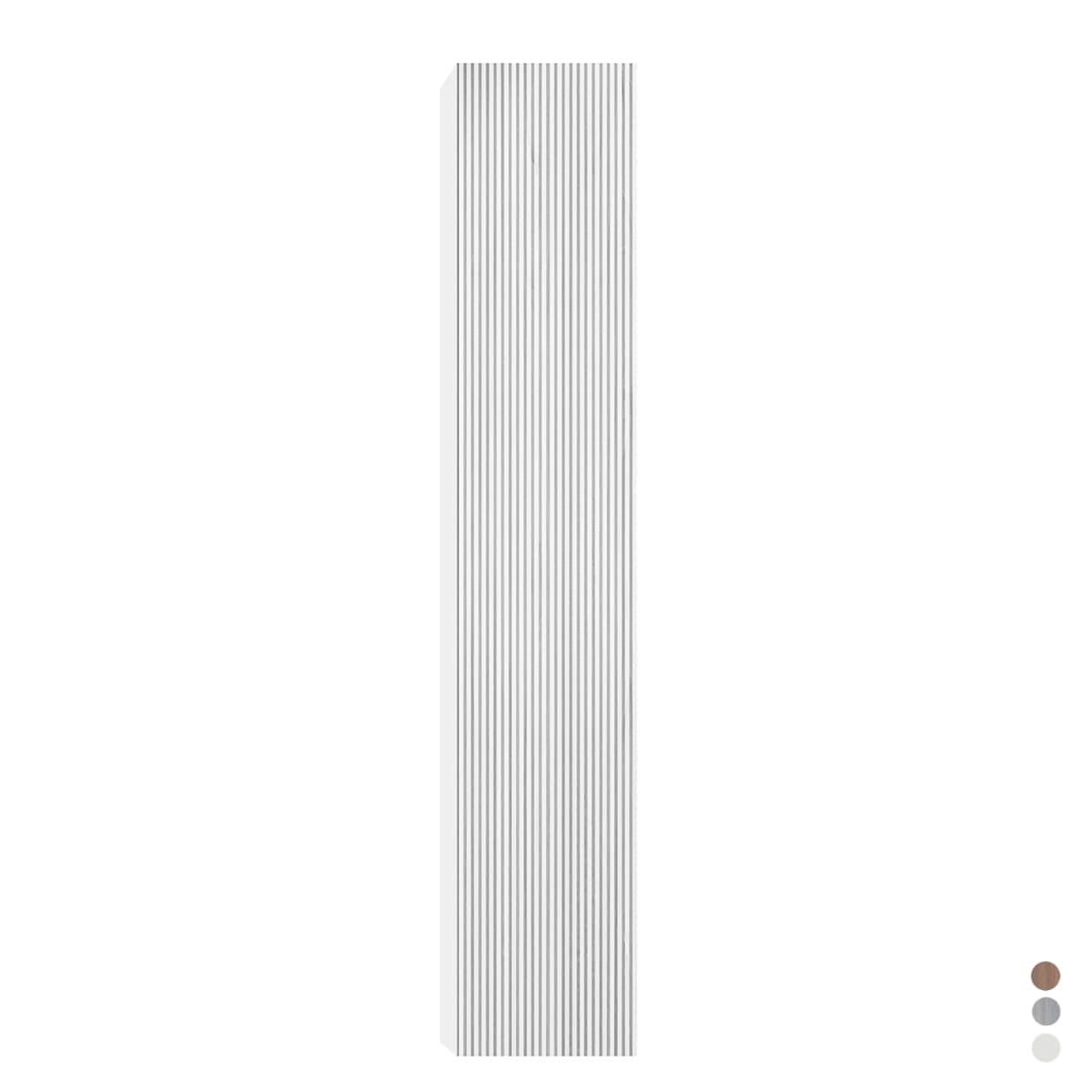 Colonna Bagno Sospesa Linea Stick Cannettato H 150 Dh Noce Gold - 2