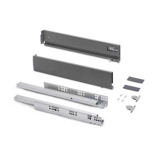 Coppia Ricambio Guide Cassetti Elegance 93 x 400 Dh H 93 x P.400 mm - 3