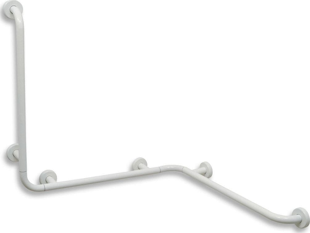 Corrimano ad Angolo con Montante a Sinistra Dh Cm 70 x 70 x 80 Sx - 2