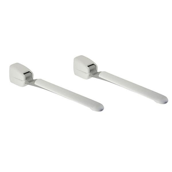 Braccioli Ribaltabili da Muro Bianchi Dh Lungh 45 cm - 3