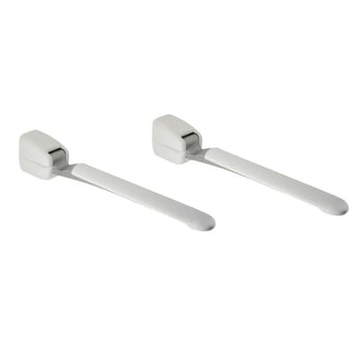 Braccioli Ribaltabili da Muro Bianchi Dh Lungh 45 cm - 3