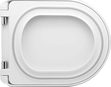 Sedile WC Valet con Soft Closing Bianco Alpino Rak Coprivaso Copriwater - 2