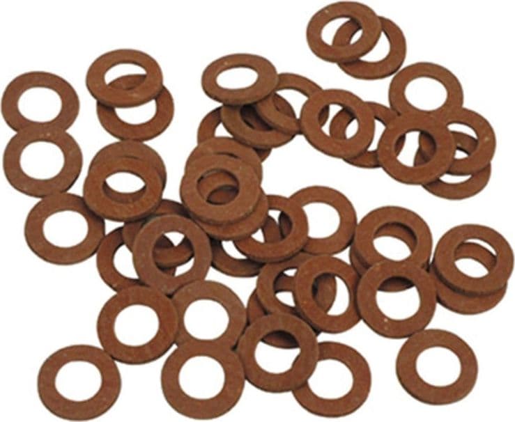 Guarnizioni per Sanitari Klinger Rossa 2 mm Morga 100 Pezzi 200 M1025 a 03 - 2
