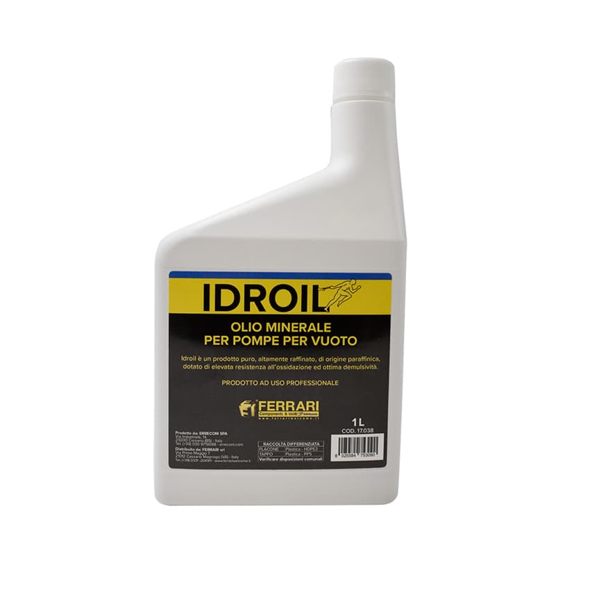 OLIO MINERALE PER POMPE ALTO VUOTO- 1 lt- FERRA- pezzi 1 - 2