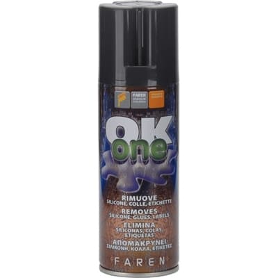 Spray Rimuovi Silicone e Colle Ok One 200 Ml Faren - 3