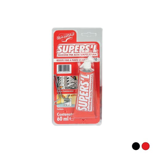 Sigillante Siliconico Supersil Alta Temperatura Camon 60 Ml Rosso - 2