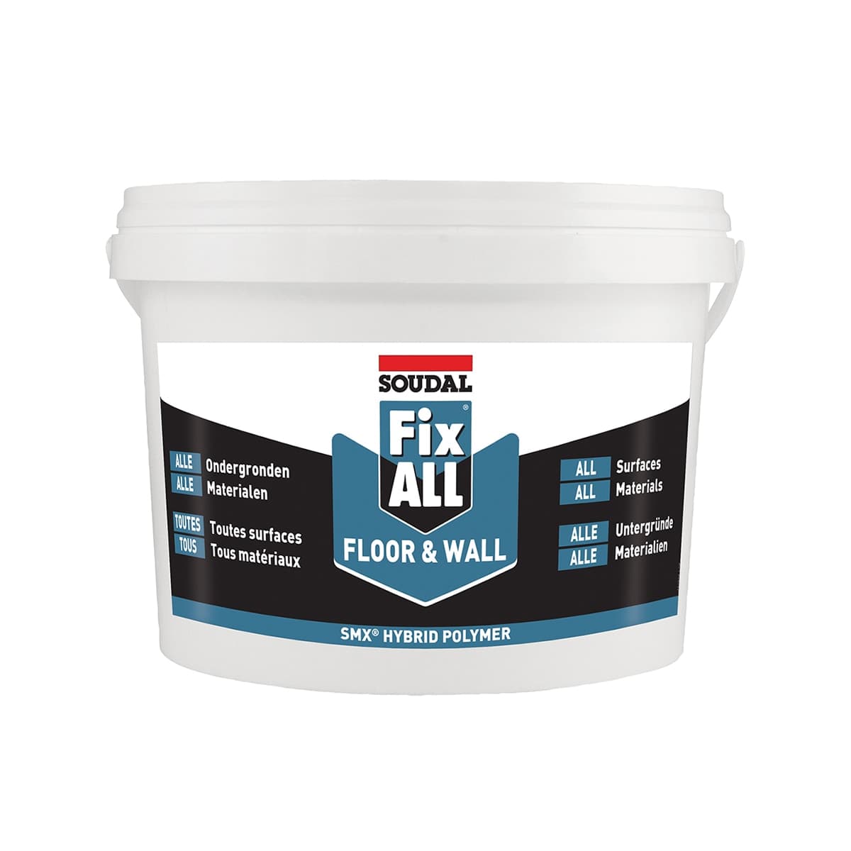 Adesivo da Costruzione Fix All Floor And Wall Souda Bianco 4 Kg - 2
