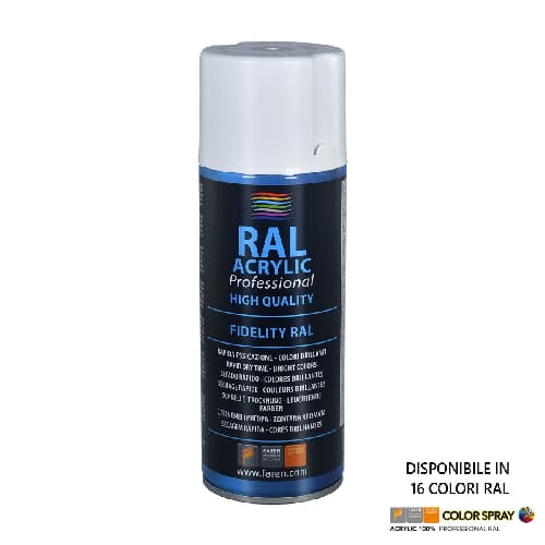 Vernice Acrilica Spray Faren RAL3000 Rosso Fuoco - 2