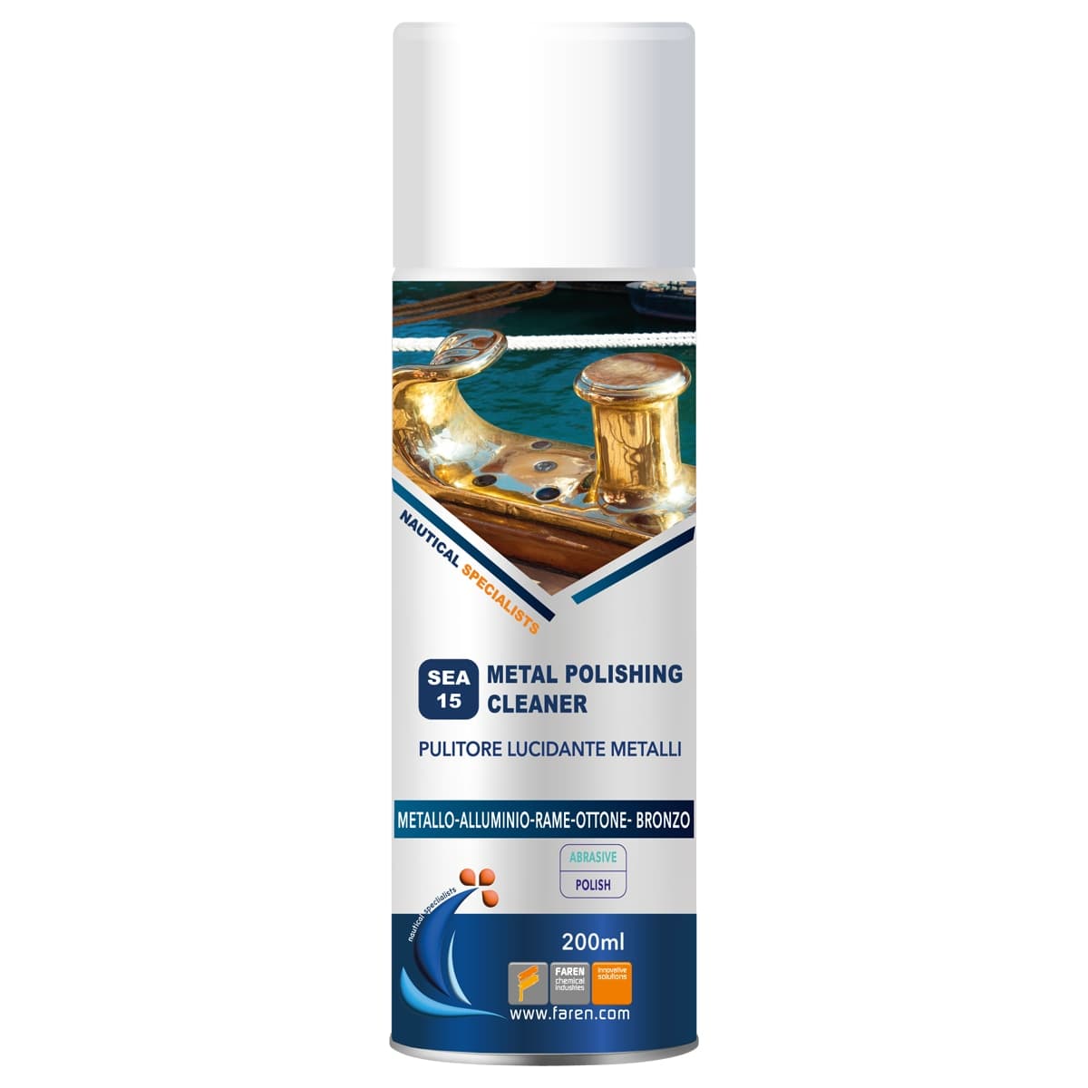 Decapante Lucidante Metalli Linea Nautica Faren 200 Ml - 2
