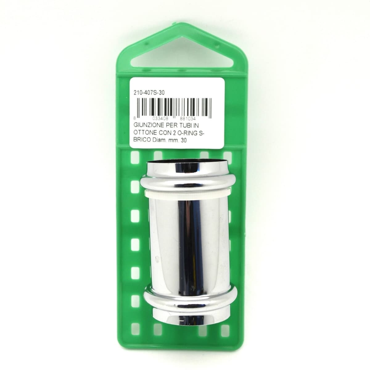 Giunzione per Tubi in Ottone con 2 o Ring S Faidf Diam Mm 32 - 2