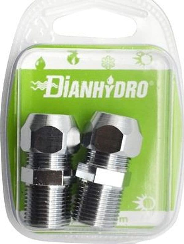 2 Pezzi Nipples Bicono Cromato per Cannette Blister Faidf 211 a 560Y 4310 - 3