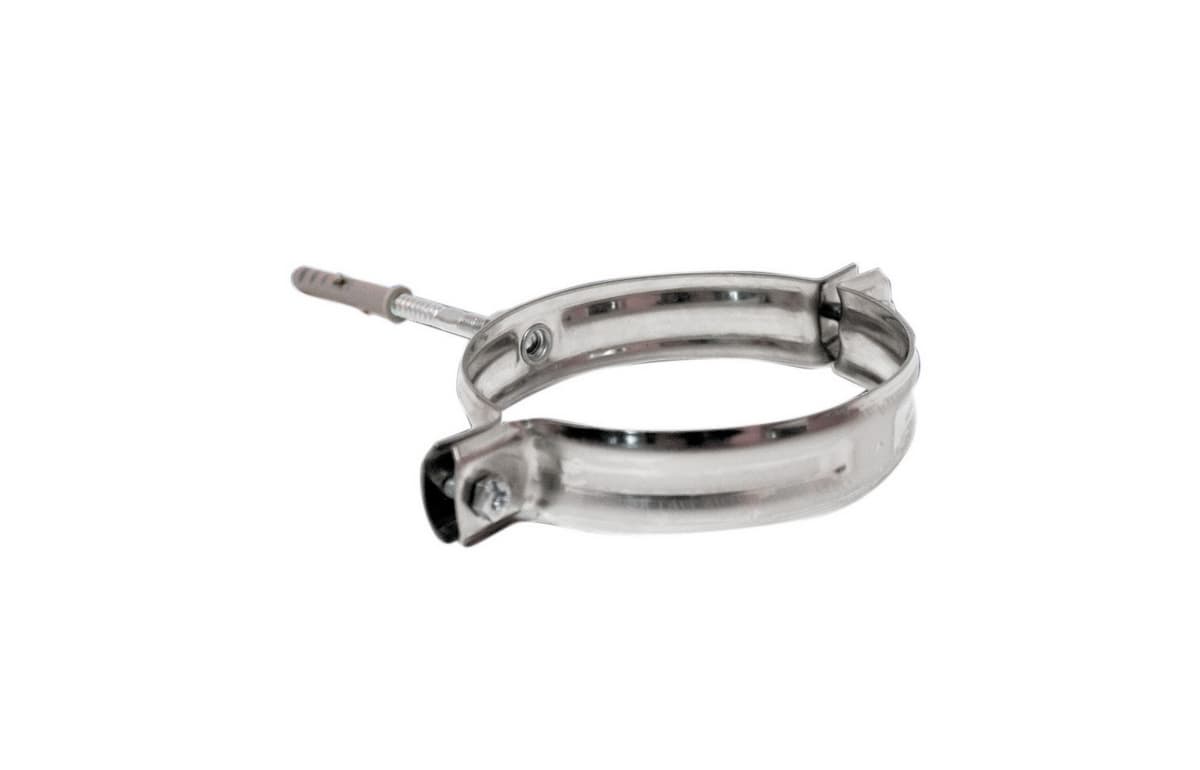 COLLARE INOX PER TUBI FUMO- Diam. 30- DH- pezzi 1 - 2