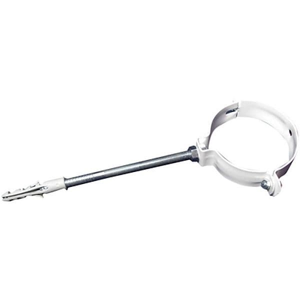 Collare per Fissaggio di Tubi Fumo Verniciato Bianco Faidf Ø 80 Blister - 3