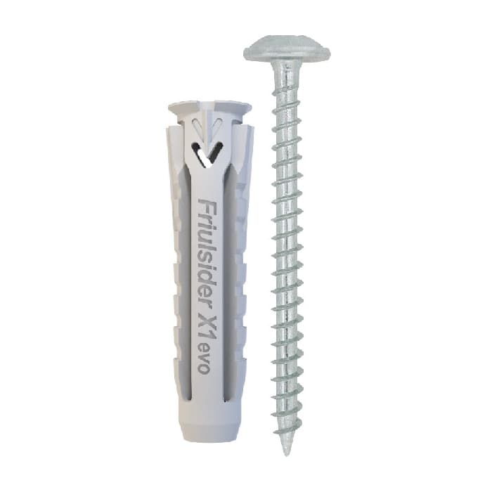 Tassello Vite Tbl Truciolare X1 Evo Tass 5 x 25 Vite 3,5 x 30 100 Pezzi - 2