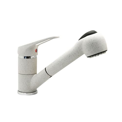Rubinetto Miscelatore Monoc Lavello con Doccetta Doccia Estraibile Dh Avena - 3
