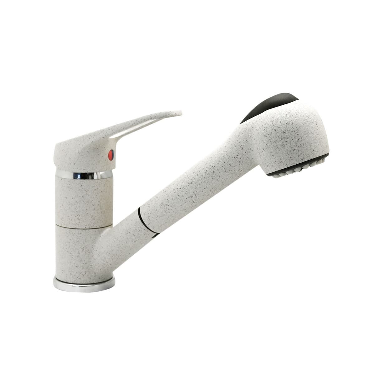 Rubinetto Miscelatore Monoc Lavello con Doccetta Doccia Estraibile Dh Avena - 2