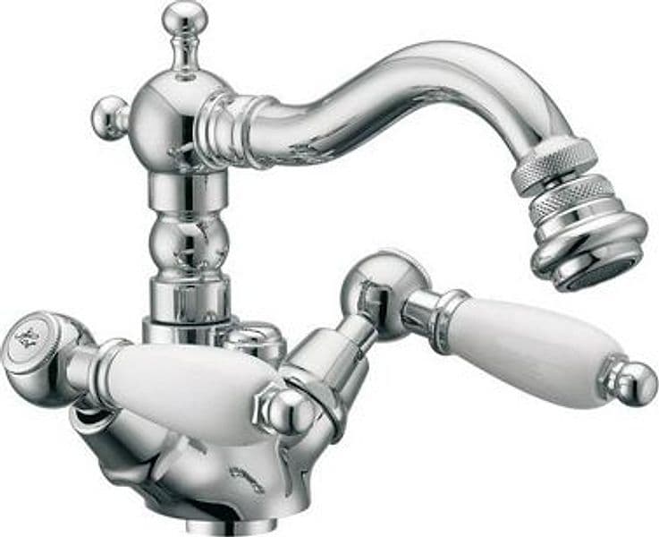 Monoforo Bidet con Bocca Antica Armony Classic Huber Cromo - 3