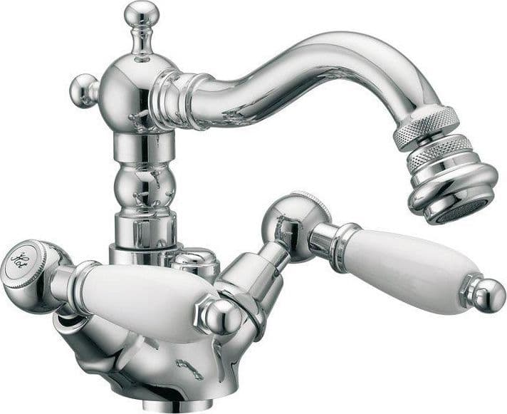 Monoforo Bidet con Bocca Antica Armony Classic Huber Cromo - 2