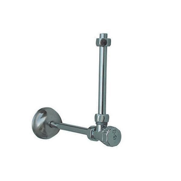 Rubinetto per Cassetta con Cannuccia Doppia Dh Cromo - 3