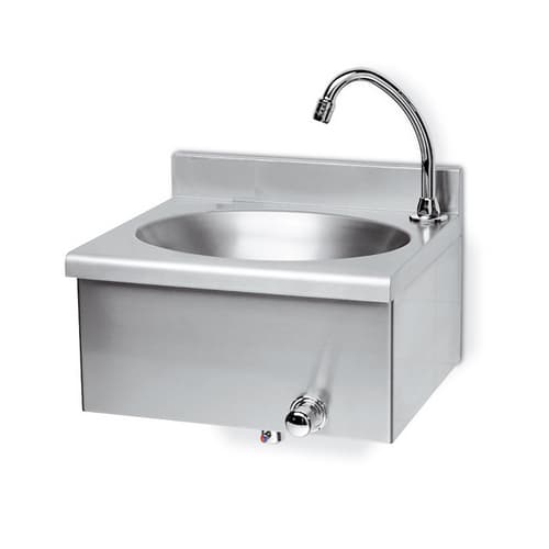 Lavamani in Acciaio INOX Rubinetto Comando River 40 cm x 35 x 20,5 - 3