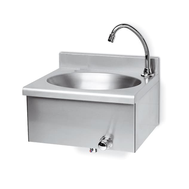 Lavamani in Acciaio INOX Rubinetto Comando River 40 cm x 35 x 20,5 - 2
