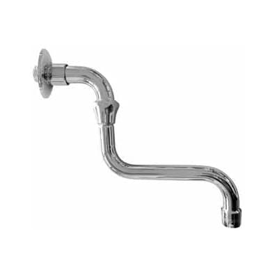 Bocca a Muro con Canna Girevole Cromo Tremolada 1 Pezzi - 2