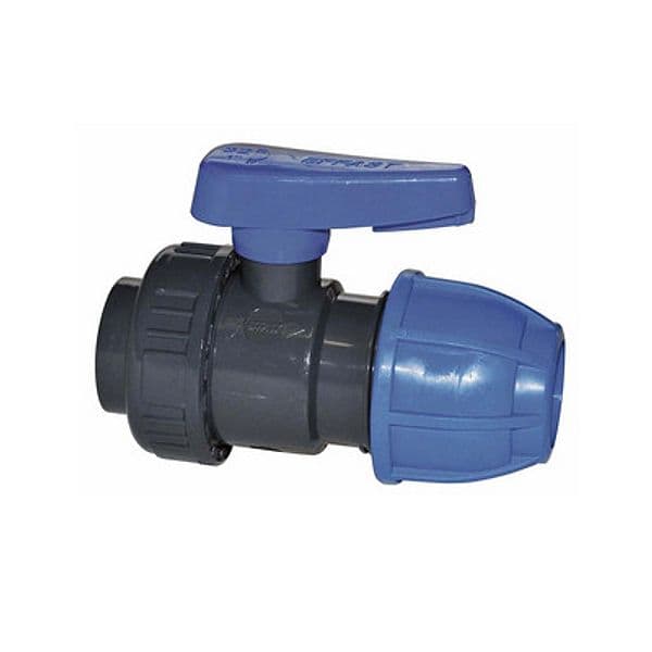 Valvola a Sfera Monoghiera in PVC con Fil F Giunto Irrit 1 x 32 – Irritec