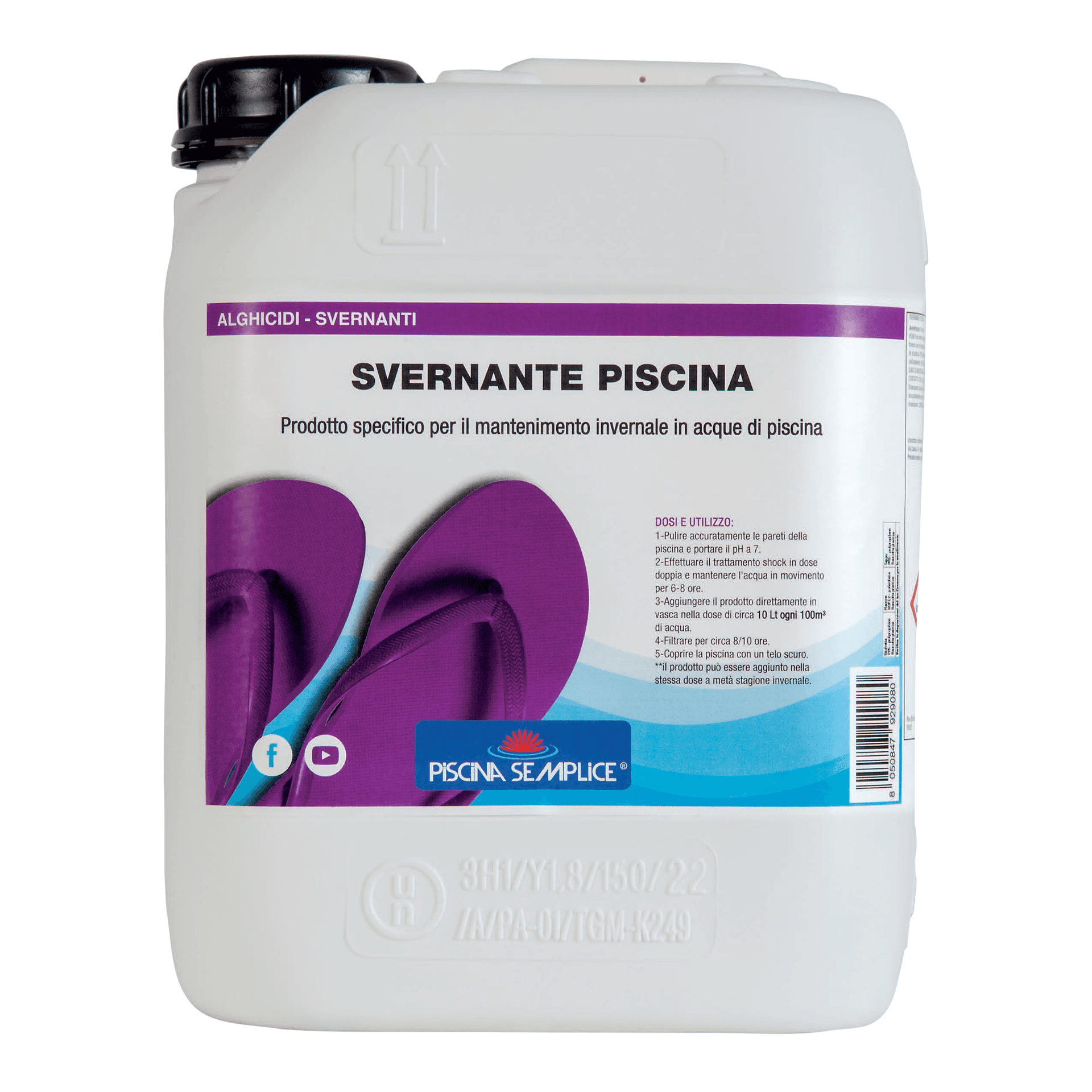 Svernante Piscina Trattamento Invernale 5 Kg Piscina Semplice - 2