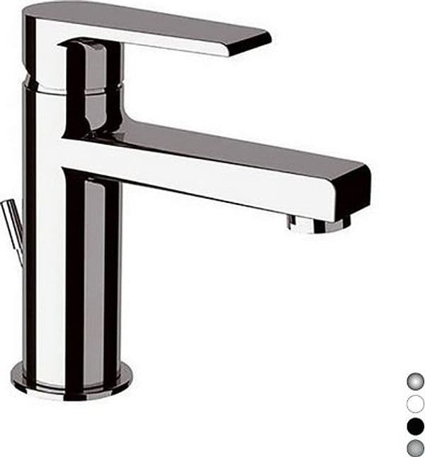 Monocomando Lavabo Medio Linea Artic Maria Nichel Spazzolato - 2