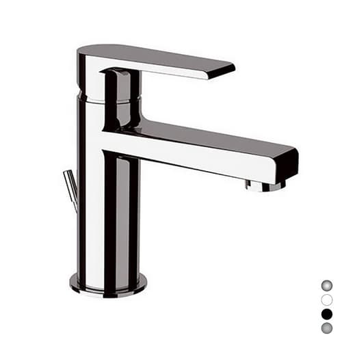Monocomando Lavabo Medio Linea Artic Maria Nichel Spazzolato - 2