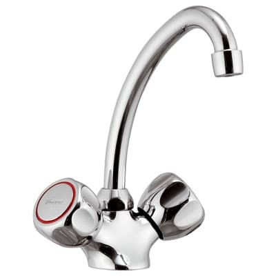 Rubinetto Miscelatore Monoforo Lavello Linea Domino Maria Cromo - 3