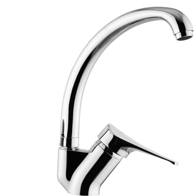 Rubinetto Miscelatore Monocomando Lavello Linea Maxima Maria Cromo - 2