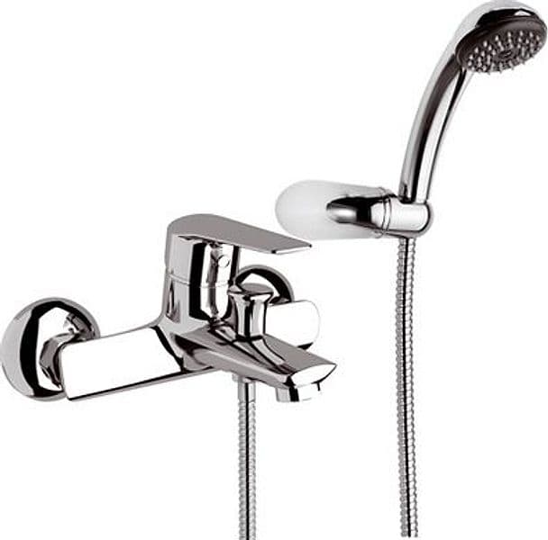 Monocomando Vasca Esterna con Accessori Linea Essenza Maria Cromo - 3