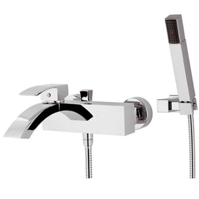 Monocomando Vasca con Accessori Linea Marte Maria Cromo - 2