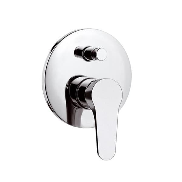 Rubinetto Miscelatore Monoc Incasso con Deviatore Linea Surf Maria Cromo - 2