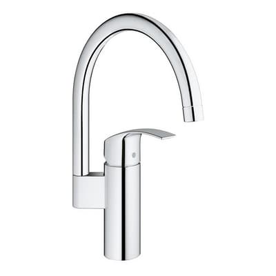 Rubinetto Miscelatore Monocomando per Lavello Eurosmart Grohe Cromo - 3