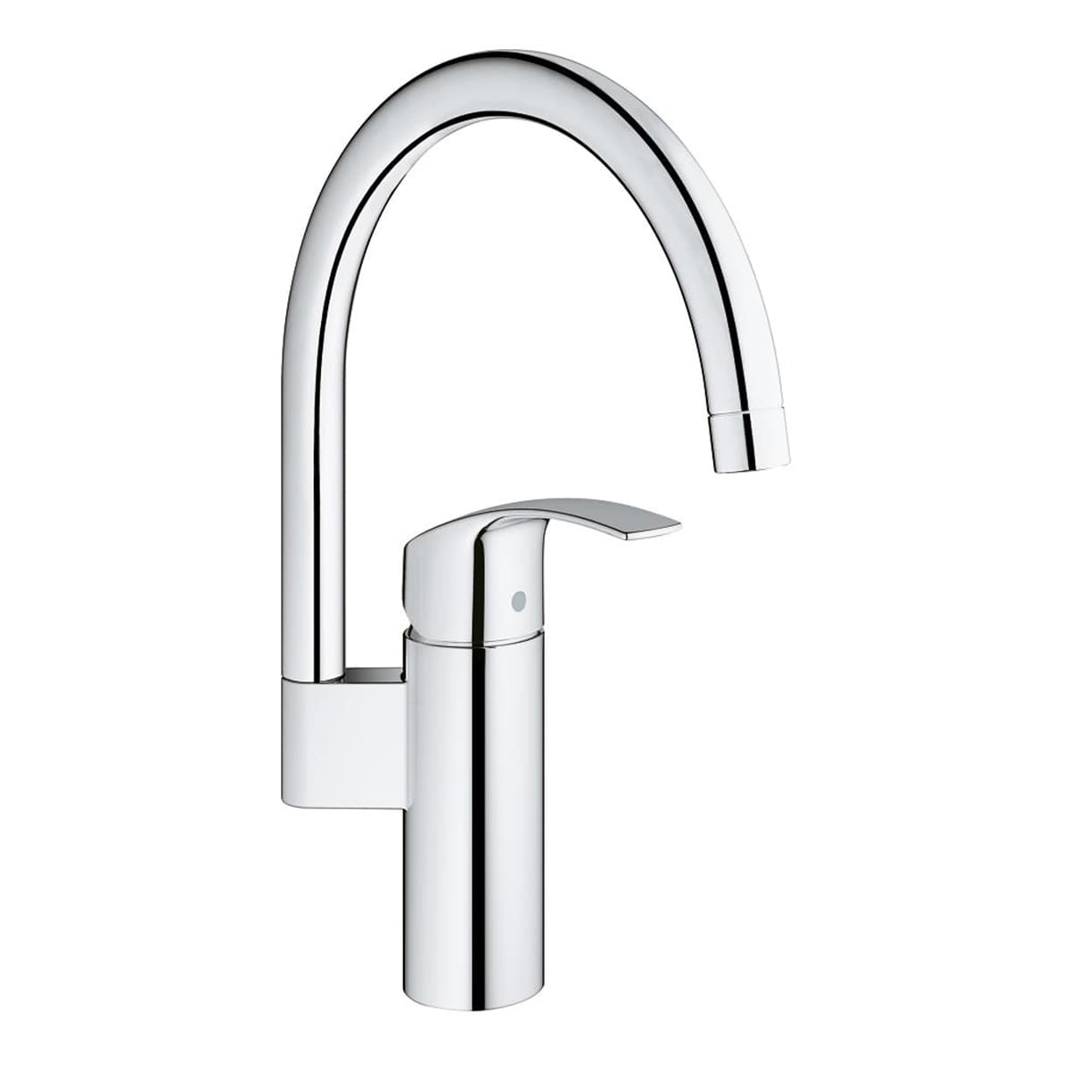 Rubinetto Miscelatore Monocomando per Lavello Eurosmart Grohe Cromo - 2
