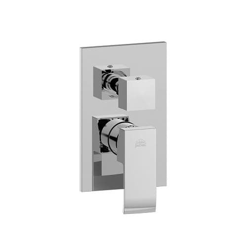 Rubinetto Miscelatore Monoc Incasso Doccia con Dev 2 Vie Elle Paffo Cromo - 2