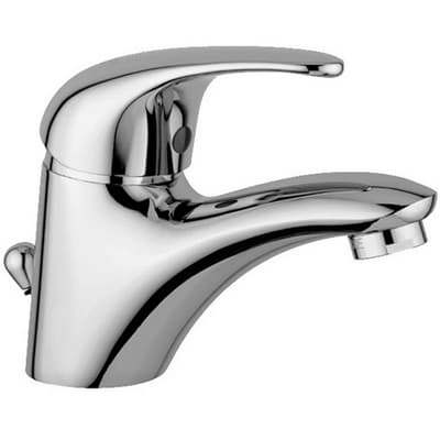 Rubinetto Miscelatore Monoc Lavabo Nettuno Due Paffo Cromo - 3