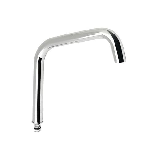 Canna Tubo Alta D24 con Aeratore per Nettuno Due Paffo Cromo - 3
