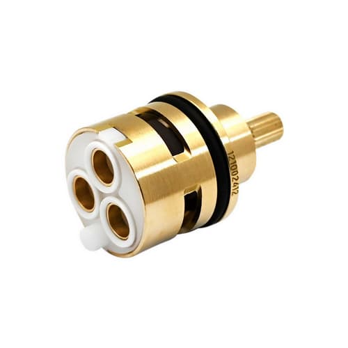 Cartuccia Deviatore Ottone 3 Vie per Rubinetto Miscelatore Incasso Paffo - 3