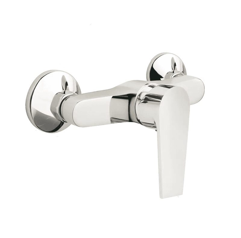 Rubinetto Miscelatore Monocomando Esterno Doccia Senza Mamol Cromo 275 L170 - 3